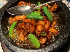 石锅杭椒牛蛙-桂满陇天书(南京德基旗舰店)