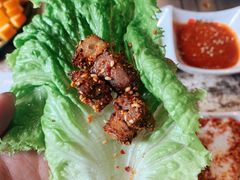 现穿羊肉串-丰茂烤串(六里桥店)