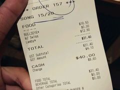 账单-Fergburger(皇后镇店)