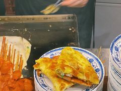葱油蛋饼-老客满蛋饼(双塔市集店)