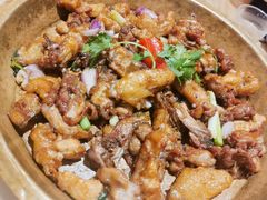 铜盘焗走地鸡-德胜轩正宗顺德菜(宝安沙井会展中心店)