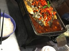 -探鱼·鲜青椒爽麻烤鱼(西南商都店)