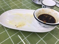 光盘白切鸡油嫩滑香-长廊好灶头 本地人农家菜(枫泾古镇店)