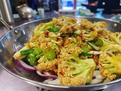 干锅有机菜花-满堂春特色餐馆