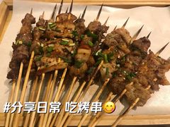 -山野的朋友露营炭火烤肉