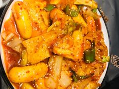鱼饼炒年糕-博欧姆新派韩国料理·炸鸡(艾尚店)