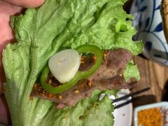 -明洞阿姨·韩式酱蟹烤肉·创意料理(三元桥店)