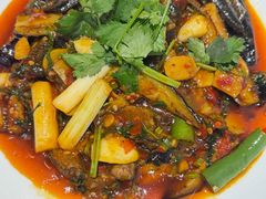 藿香茄子烧鳝鱼-永乐饭店