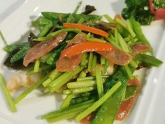 荷兰豆芹菜炒腊味-云中小雅