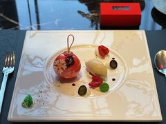 熏豆奶冻配荔枝慕斯-L'ATELIER de Joel Robuchon(外滩18号店)