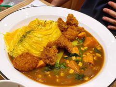 炸鸡块咖喱蛋包饭套餐-池奈·日式咖喱蛋包饭(重庆爱琴海店)