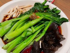 白灼菌菇菜心-新白鹿餐厅(城西银泰城店)