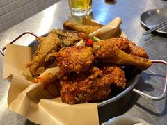 炸鸡翅一半一半-富乐满韩国正宗炸鸡韩国料理(虹泉路店)