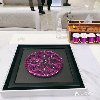 在北京最贵的商场搬砖的一天 品牌会员日绕线画砖