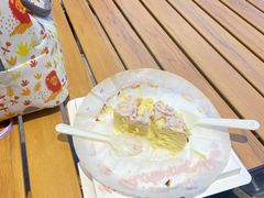 -芒果与甜纯动物奶油蛋糕&甜品台定制