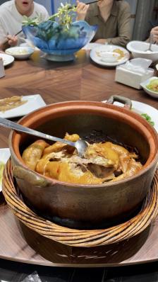 亭下湖饭店(康岭店)-"tb来到溪口,下午玩了漂流,晚餐安排在了.