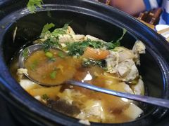 砂锅醋椒豆腐-義聚德·清真铜锅涮羊肉·烧烤(河东店)