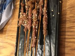 烤现串羊肉-北往西·西安油泼面(万德庄店)