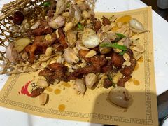 -东来菜馆•手抓海鲜家常菜•海鲜锅贴(鸽子窝店)
