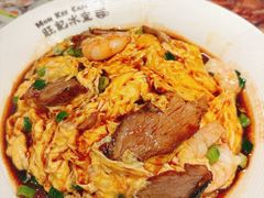 虾仁叉烧双拼滑蛋饭-旺记冰室(九龙中心大厦店)