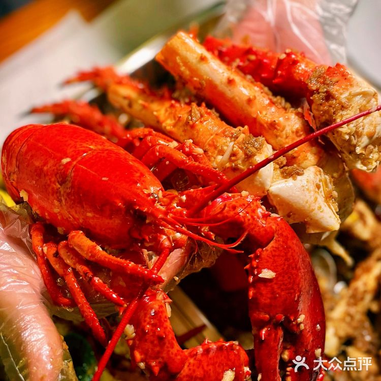 朋友聚餐首选地🦞鲜活波龙太豪横啦‼️