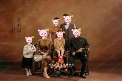-时光纪亲子全家福照相馆(静安店母女写真父母纪念照)