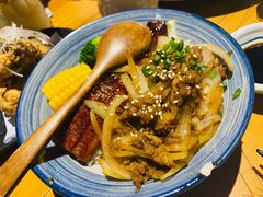 牛肉鳗蒲烧双拼饭-渔寿司·日本料理(艾尚天地店)