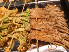 -路边摊小炉子烧烤