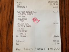 账单-FATBURGER 特富客汉堡(外交公寓店)