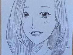 给客人画的卡通画-獨門烤肉(开发区店)