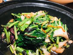 太行山砂煲养生煲野菜-小放牛炒菜馆(三丰店)