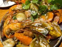 手抓海鲜黄咖喱味-仓库南洋海鲜小排档(柳河路店)