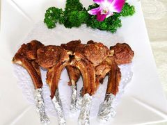 羊排-北京龙庆四季香农家饭庄·灶台鱼·碳烤虹鳟鱼(龙庆峡店)