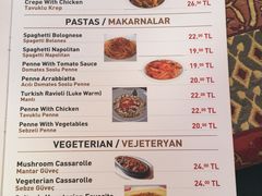 菜单-Old Ottoman Cafe & Restaurant