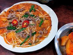泡菜饼-神仙雪浓汤(明洞店)