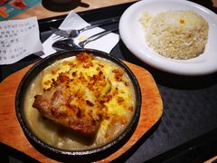 铁板芝士宝云酥焗鸡扒蛋炒饭-大家乐(佛山南海店)