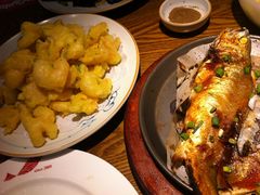 葱炸虾仁-船歌·鱼水饺青岛菜(金狮广场店)