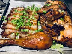 绿茶葱香烤鸡烤肉合拼-绿茶餐厅(燕郊永旺店)