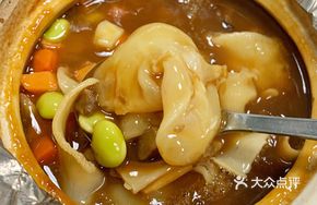 Braised Abalone Sauce with Gelatin Rice