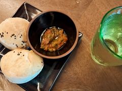 餐前面包配自制辣椒酱-Tajine Moroccan塔金摩洛哥中东餐厅