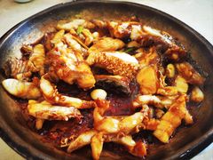 铜盘焗鱼-源港渔村-中山脆肉鲩(博罗店)