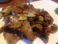 腊八蒜熘肝尖-院落创意菜