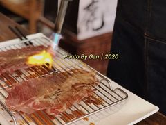 铺天盖地顶级澳牛肉火焰寿司-仙隐小鹿中華の日料(正弘城店)