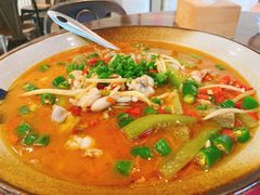 半汤鲜椒牛蛙-不相离盐帮菜(郎园店)