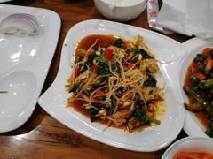 菠菜拌面筋-阿达西新疆餐厅(西北大学店)