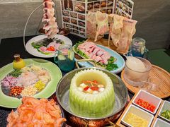 -得意咚瓜·顺德鱼生·冬瓜盅火锅
