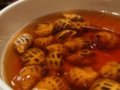 古越陈酿煮花螺-杭州西子湖四季酒店·金沙厅