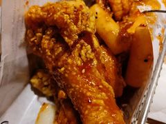 我在小幸福吃炸鸡-庭院里的小幸福(开发区万达店)