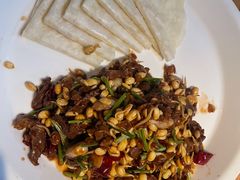 小炒黄牛肉卷饼-永安鱼庄·镇江菜(三店纬五路店)