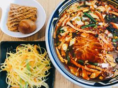 青椒胡萝卜拌土豆丝-北往西·西安油泼面(万德庄店)